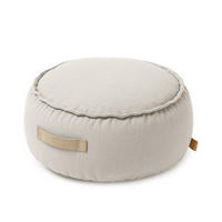 SITZPOUF Outzy für Kinder, Rund, Beige - Beige, Textil (65/20/65cm) - MeowBaby
