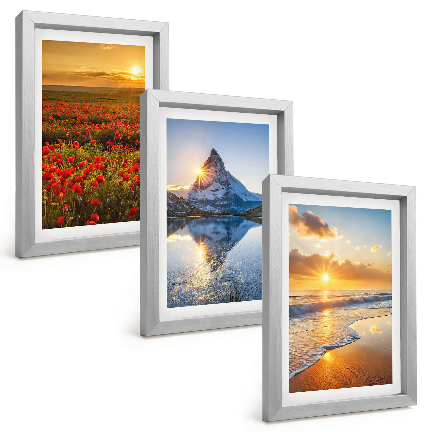 Tulup Bilder Silber 20x30 cm