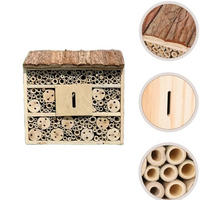 INSEKTENHOTEL 29.1/9.3/27.5 cm Naturfarben - Naturfarben, Holz (9.3/27.5/29.1cm) - Authentics