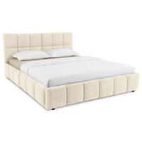 POLSTERBETT EMILIA 180x200 cm cremeweiß - Creme, Textil (180/200cm) - IDIMEX