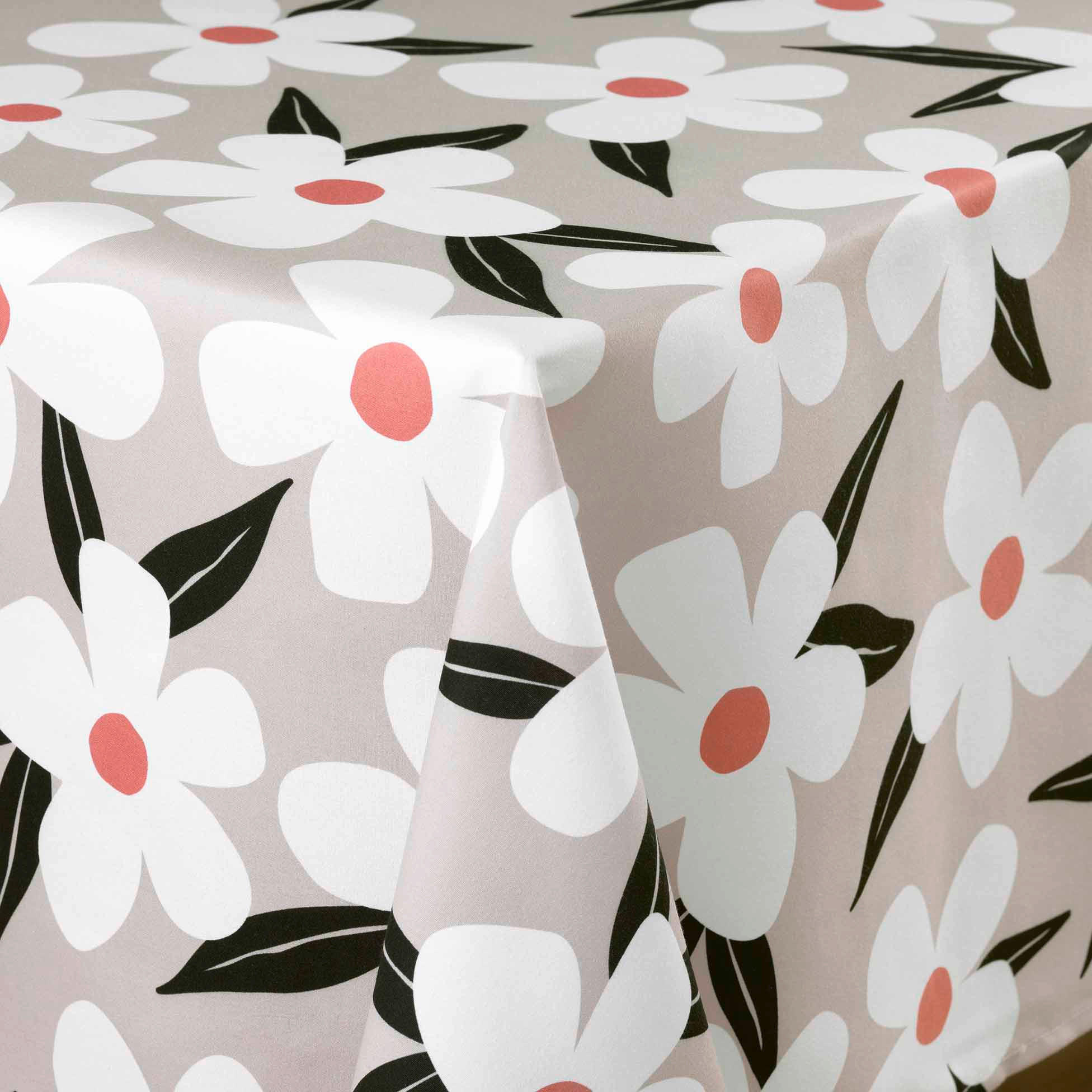 TISCHDECKE Darcy 140/240 cm - Beige, Textil (140/240cm) - Douceur d´intérieur