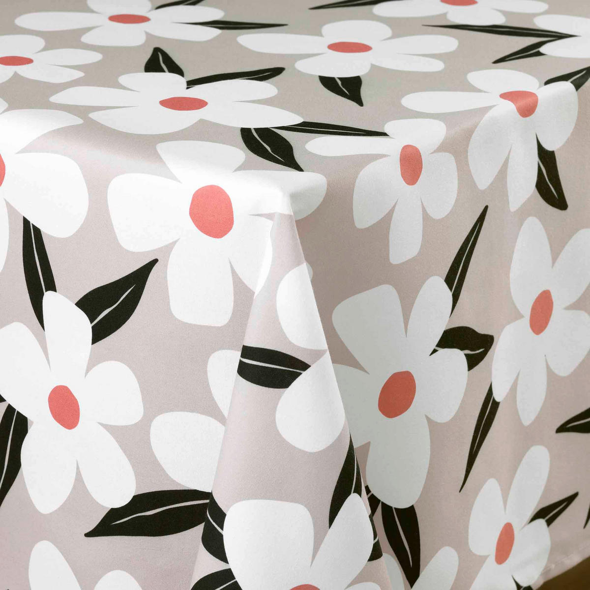 TISCHDECKE Darcy 140/240 cm - Beige, Textil (140/240cm) - Douceur d´intérieur