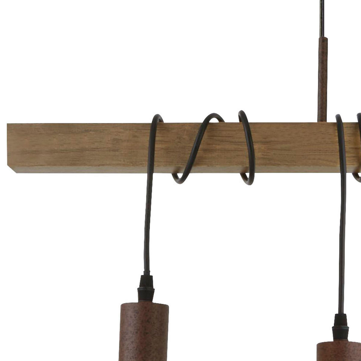 HÄNGELEUCHTE Balken Braun Natur - Braun, Holz (70/6/150cm)