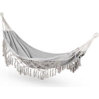 HÄNGEMATTE 200/150 cm, bis 200 kg - Grau, Textil (150/1/200cm) - Outtec