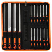 FEILENSET – 17-teilig, orange - Orange, Metall (20/10/10cm) - DCA