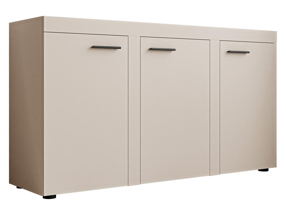 KOMMODE Rumba 3F2 - Sandfarben, Holzwerkstoff (149/82/40cm) - MIRJAN24