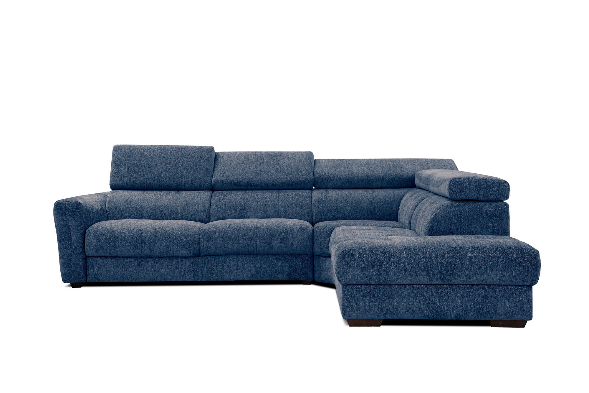 ECKSOFA CALVERA 5-Sitzer, dunkelblau - Dunkelblau, Holzwerkstoff/Textil (298/239cm) - Courtois Laville