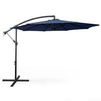 SONNENSCHRIM Marine 245/300 cm - Schwarz/Dunkelblau, Metall (300/300cm) - Akord