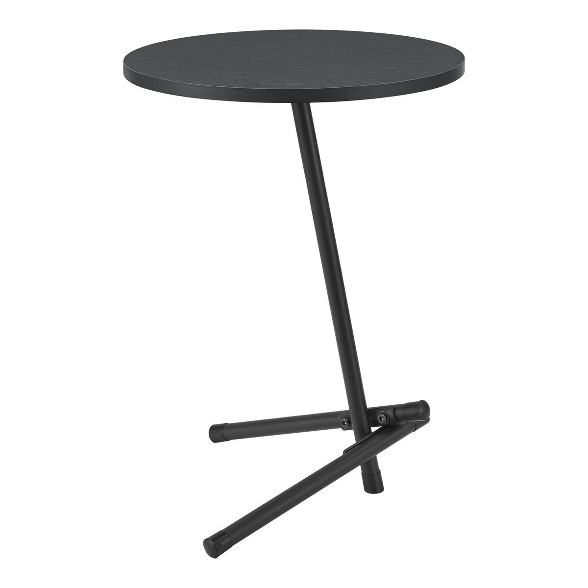 BEISTELLTISCH Karup - Schwarz, Metall (40/40/55cm) - [en.casa]