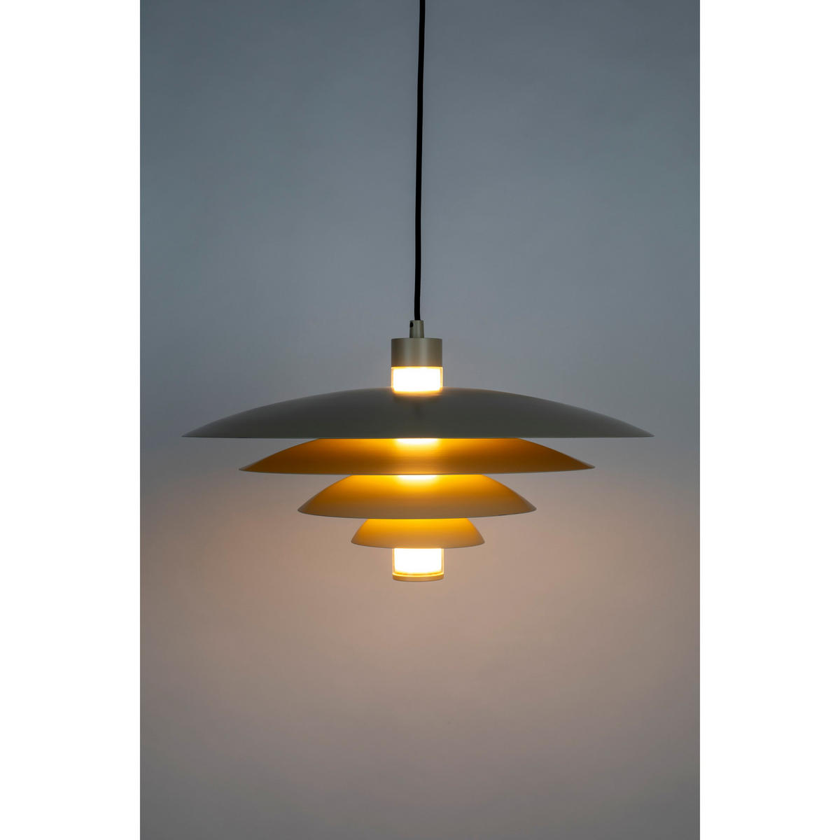 PENDELLEUCHTE Cole Beige - Beige, Metall (55/55/160cm) - Zuiver