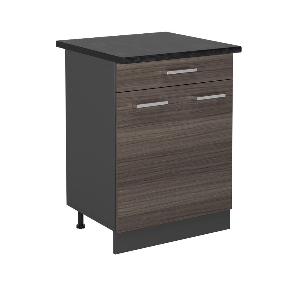 Vicco Küchenunterschrank Grau, Anthrazit 60x81.6x60 cm