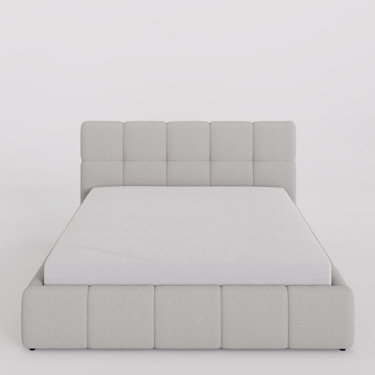 POLSTERBETT 180/200 cm, in Dunkelgrün, Velours-Stoff, gepolstertes Kopfteil, Lattenrost, Bettkasten - Dunkelgrün, Textil - Barchello