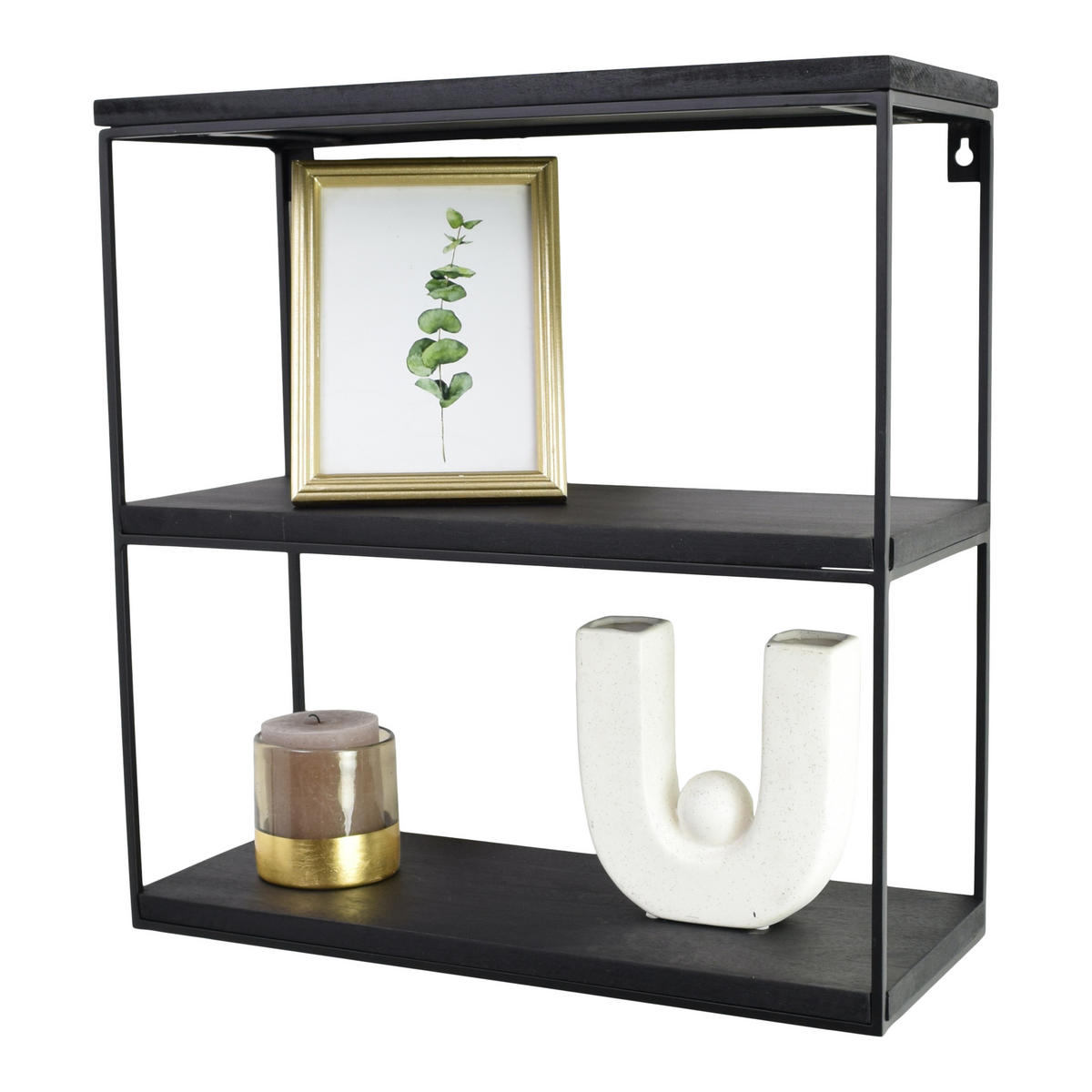 WANDREGAL Wally Schwarz - Schwarz, Metall (45/45/18cm) - LOFT42