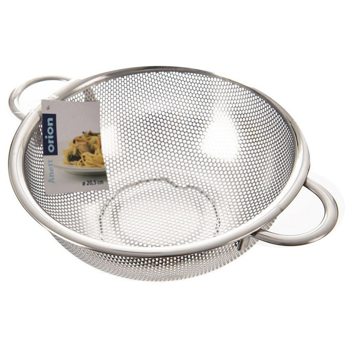 KÜCHENSIEB ANETT Silber 20,5 cm - Silberfarben, Metall (20.5cm) - Orion 