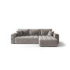 ECKSOFA mit Schlaffunktion MILO R Monolith 84 Rechts - Grau, Textil (280/175cm) - Bedante