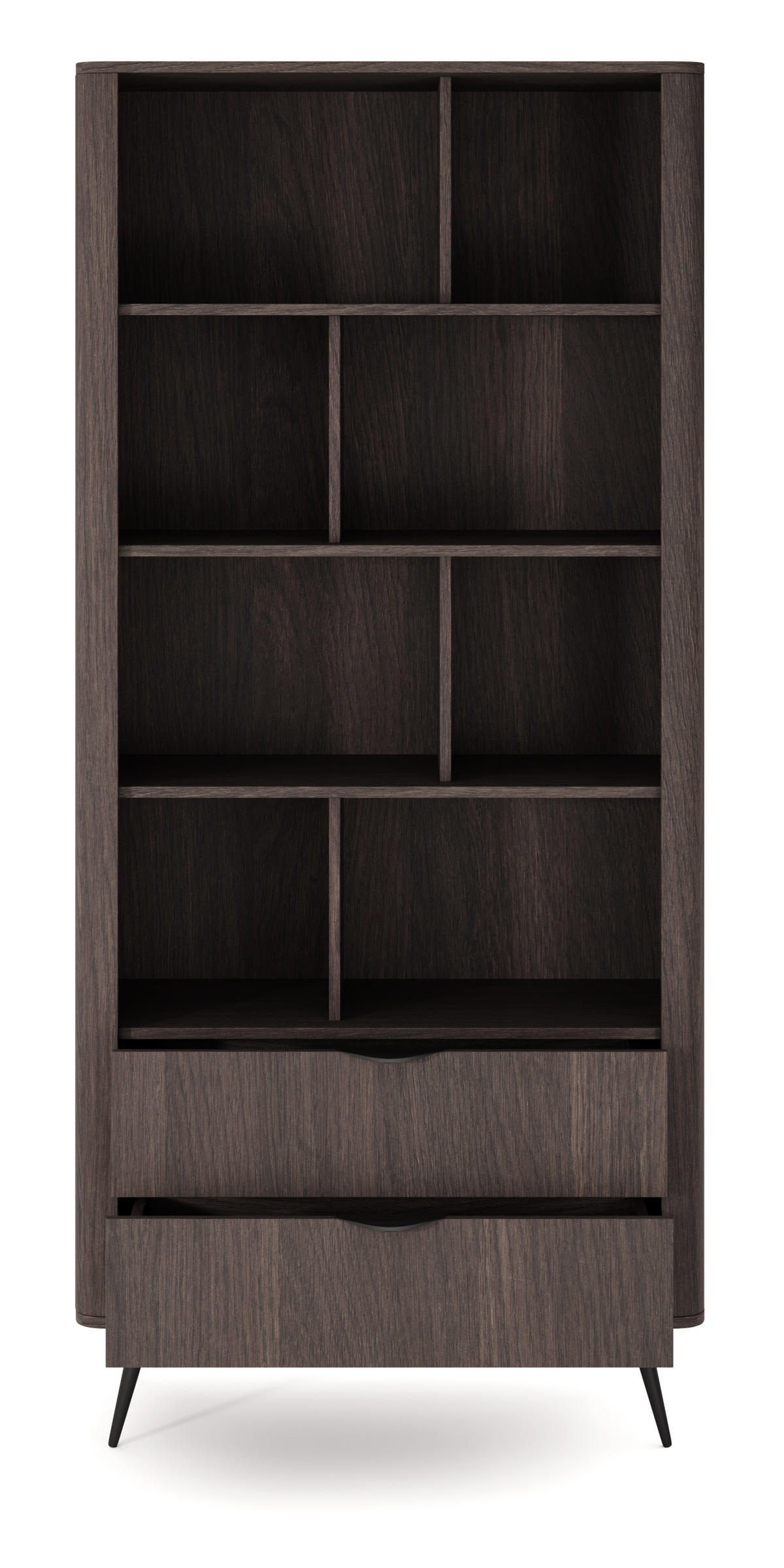 STANDREGAL 90 cm Estera mit Schubladen, Eiche Dunin - Eichefarben, Holz (88/194/38cm) - Emporius