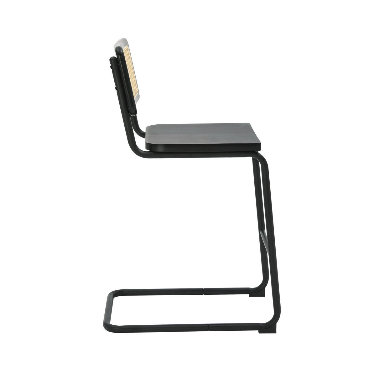 STUHL 2-tlg., Schwarz - Schwarz, Holz (55/96/45cm) - Oviala