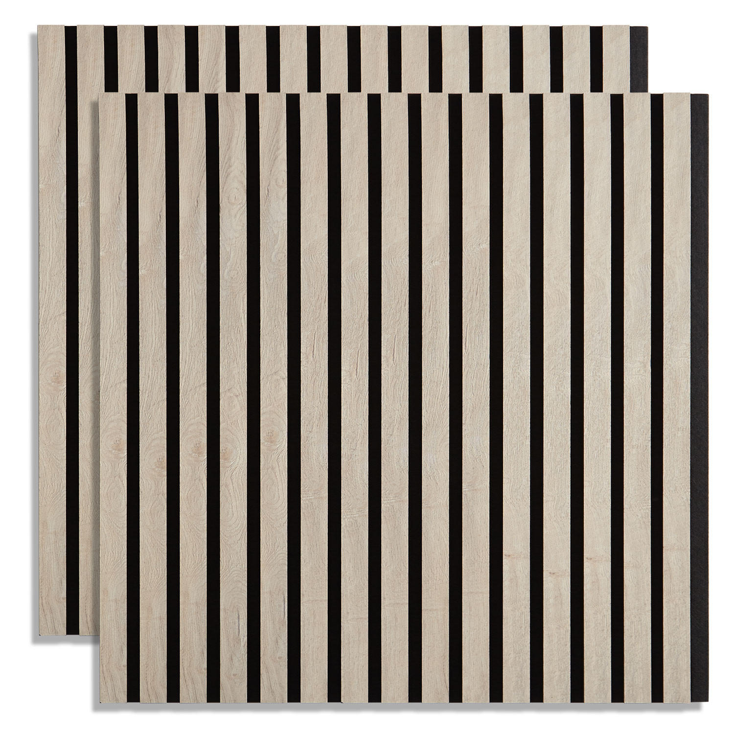 AKUSTIKPANEEL 60/60 cm 2 Stück Grau - Grau, Holz (60/60/2cm) - Homestyle4u