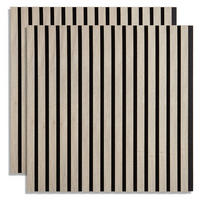 AKUSTIKPANEEL 60/60 cm 2 Stück Grau - Grau, Holz (60/60/2cm) - Homestyle4u