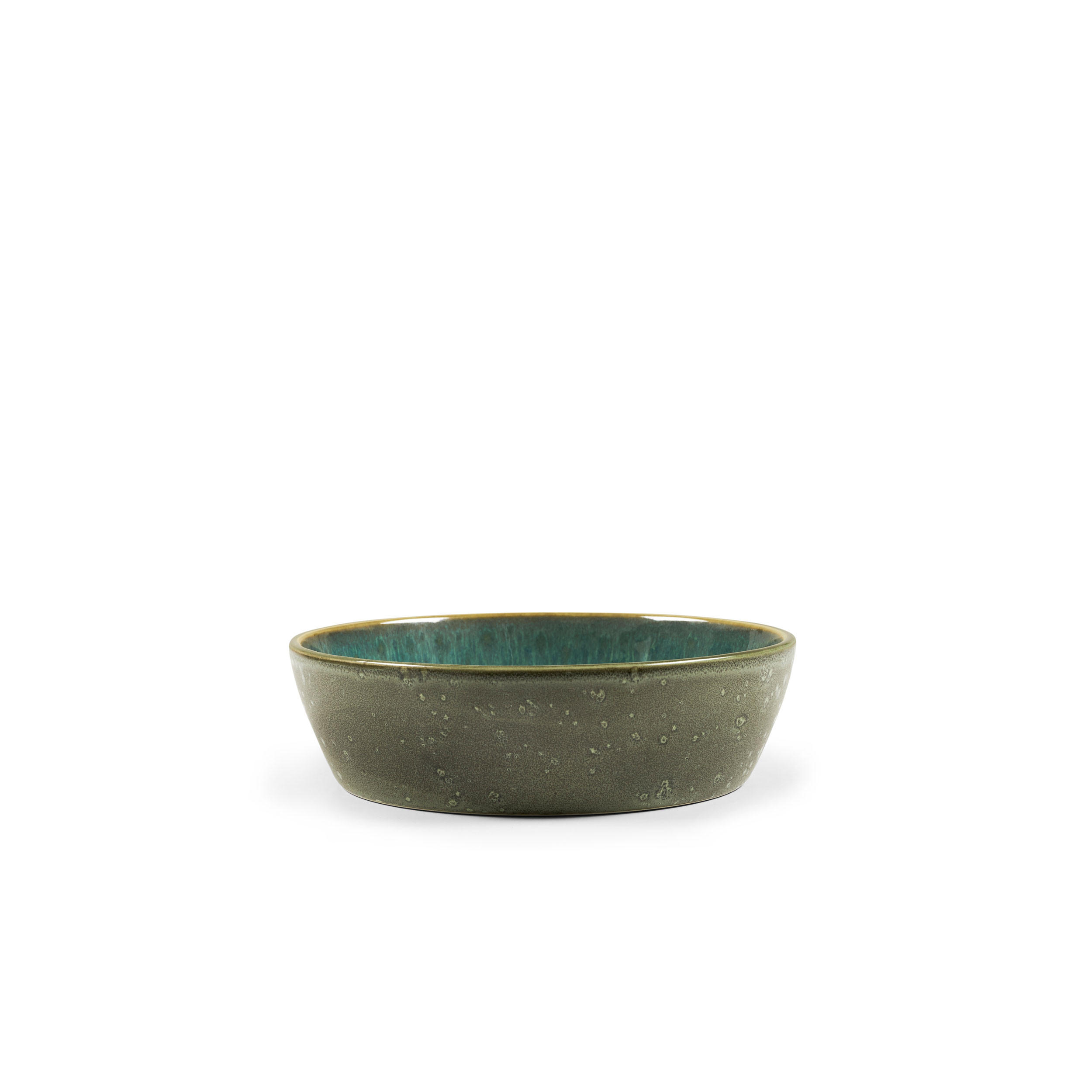 SUPPENSCHALE 18 cm Steinzeug Grün/Grün - Grau, Keramik (18.3/18.3/5.3cm) - Bitz