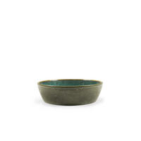 SUPPENSCHALE 18 cm Steinzeug Grün/Grün - Grau, Keramik (18.3/18.3/5.3cm) - Bitz