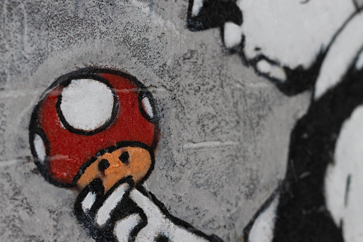 ACRYLBILD HANDGEMALT 120/60 cm - Rot/Schwarz, Holz/Textil (2/60cm) - KUNSTLOFT