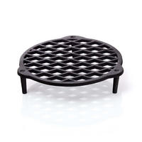 STAPELROST Gusseisen Ø22cm für 4,2L Dutch Oven Feuertopf - Schwarz, Metall (21/5/21cm) - BBQ Nerd
