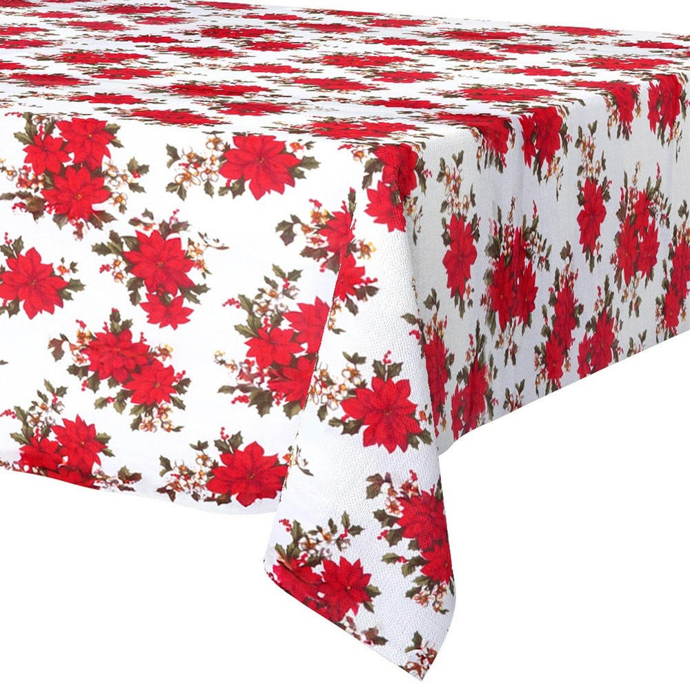 WEIHNACHTSTISCHDECKE Fleckenabweisend 180x130 cm - Weiß, Textil (180/130cm) - Excellent Houseware