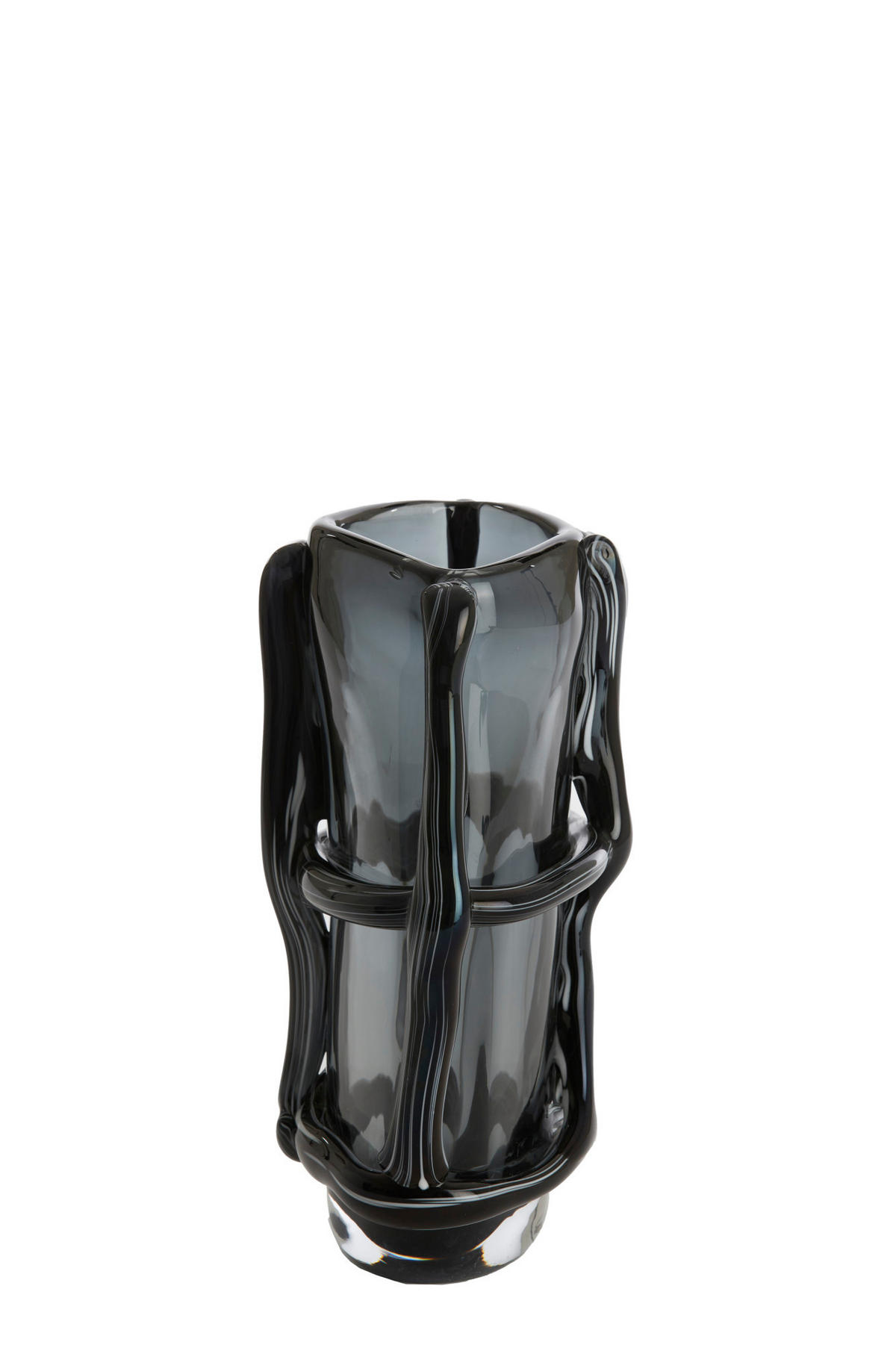 VASE Ashoro Grau Ø20,5/29 cm - Grau, Glas (29cm) - Light & Living