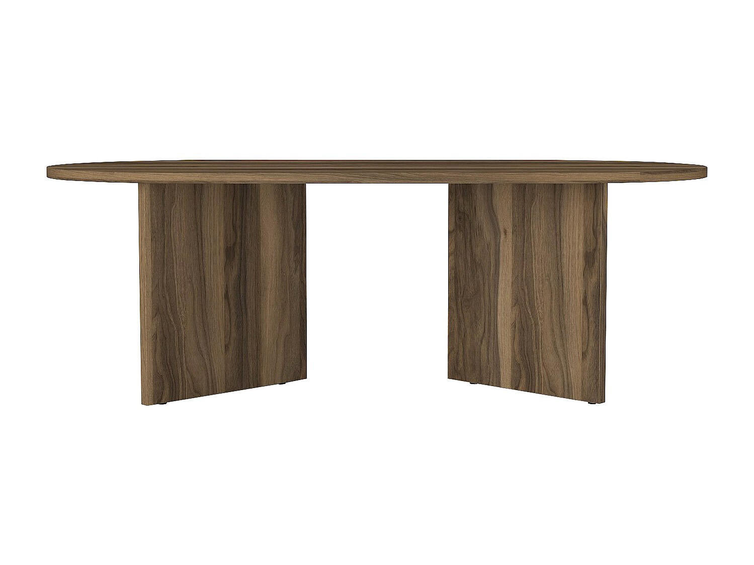 COUCHTISCH - 120 cm x 60 cm - holz - naturfarben dunkel Topania - Dunkelbraun, Holz (60/120/39.6cm) - Vente-Unique