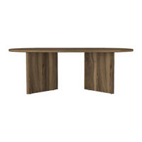 COUCHTISCH - 120 cm x 60 cm - holz - naturfarben dunkel Topania - Dunkelbraun, Holz (60/120/39.6cm) - Vente-Unique