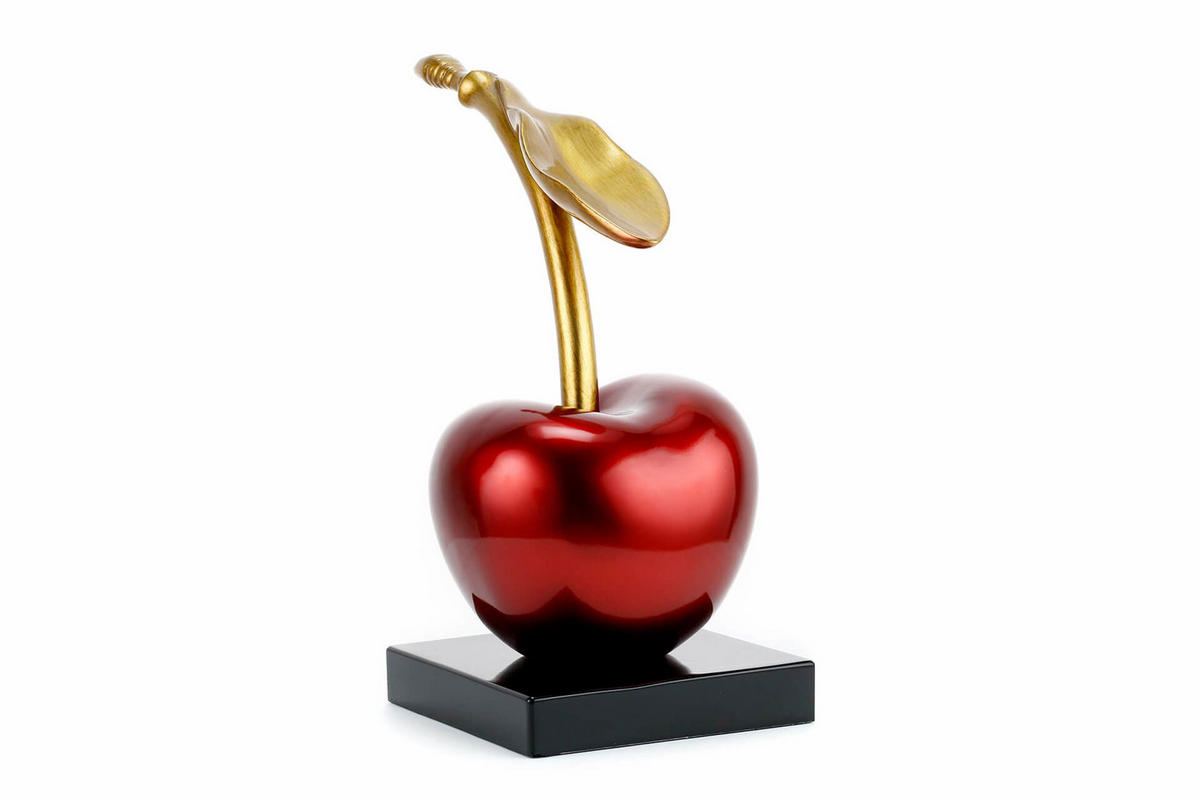 SKULPTUR Rot 23/21 cm - Rot, Stein (1.65/21/11cm) - KUNSTLOFT