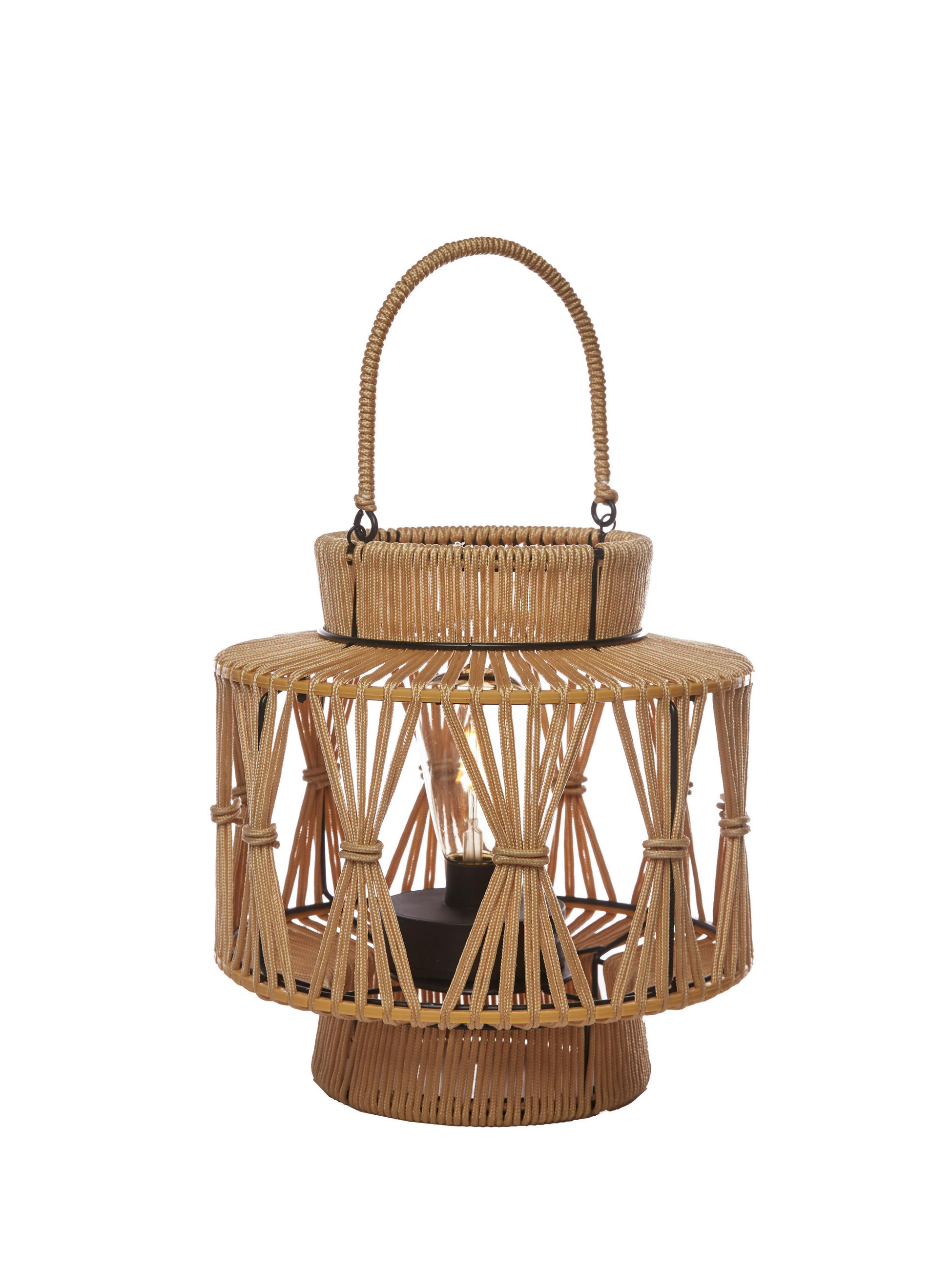 Luxform Tischlampe Braun 30x32x30 cm