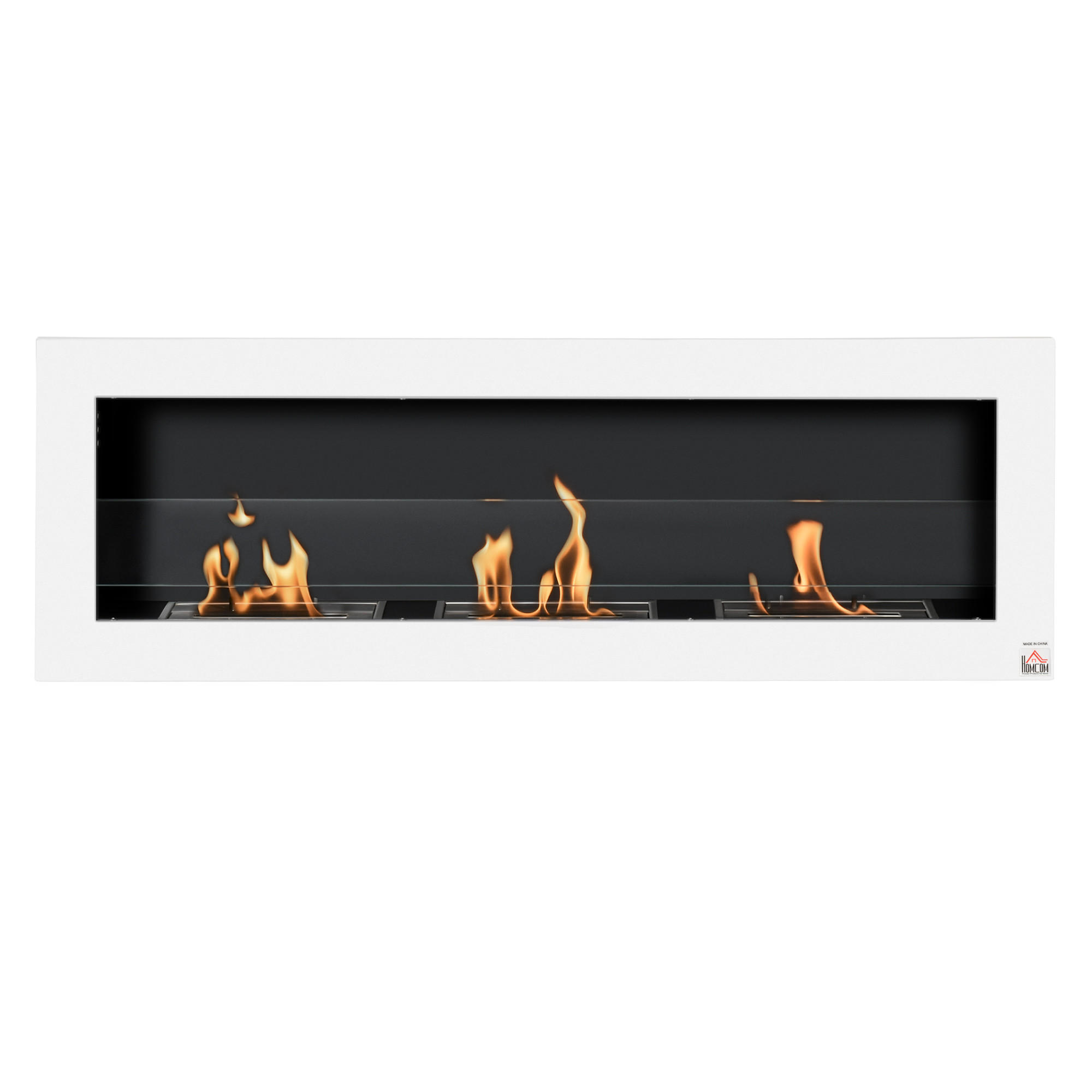 ETHANOLKAMIN DE-17033 Bauhaus 3 Brenner 3 L Weiß - Weiß, Metall (120/40/15cm) - ComfortXL