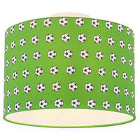 DECKENLEUCHTE Metall grün Fußballdesign - Grün, Metall (30/30/25.5cm) - Globo Lighting