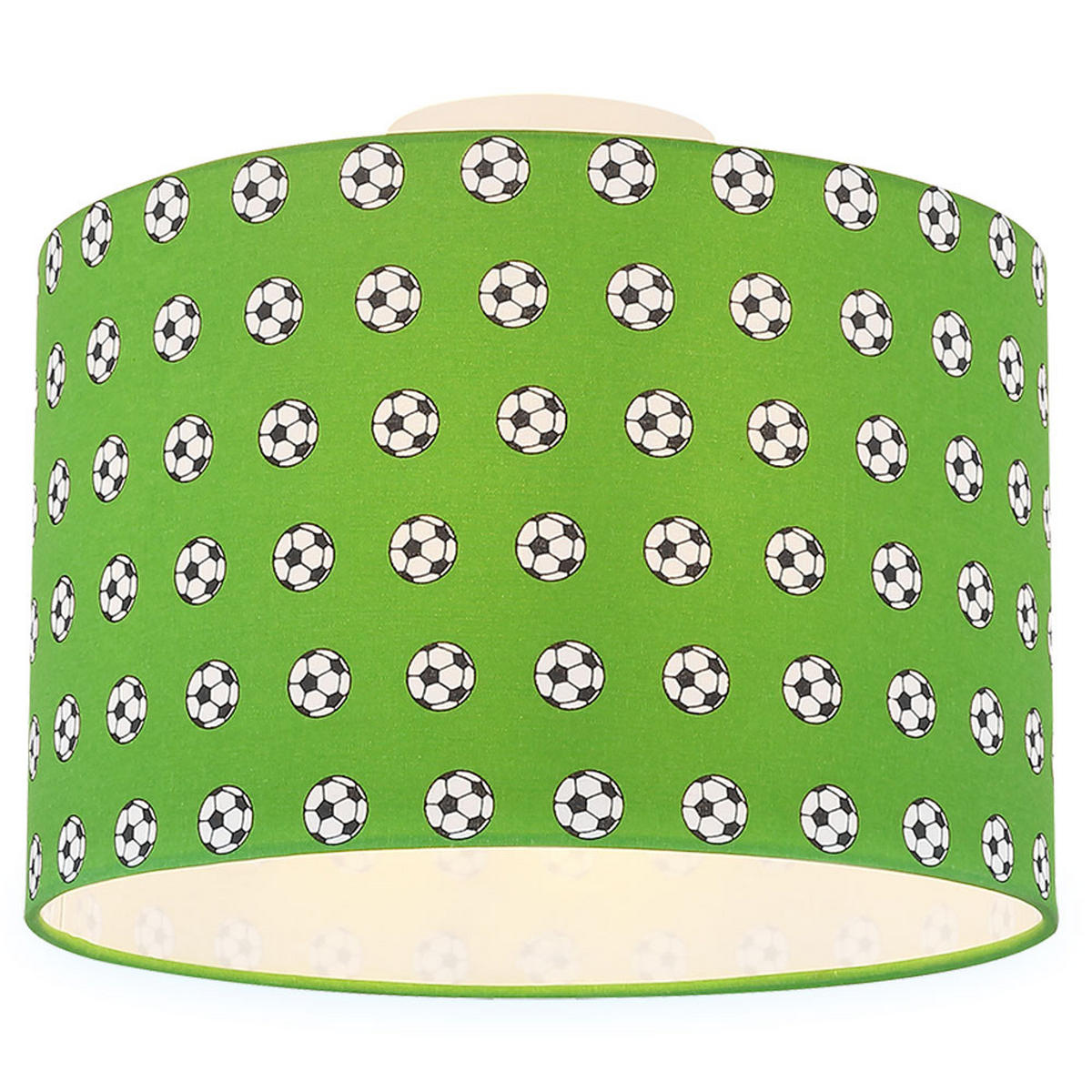 DECKENLEUCHTE Metall grün Fußballdesign - Grün, Metall (30/30/25.5cm) - Globo Lighting