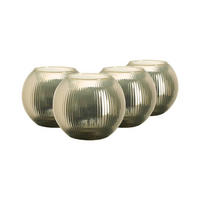 WINDLICHTER Elysia gold ø 19 cm 4er Set - Goldfarben, Glas (19/16/19cm) - Ritzenhoff Breker