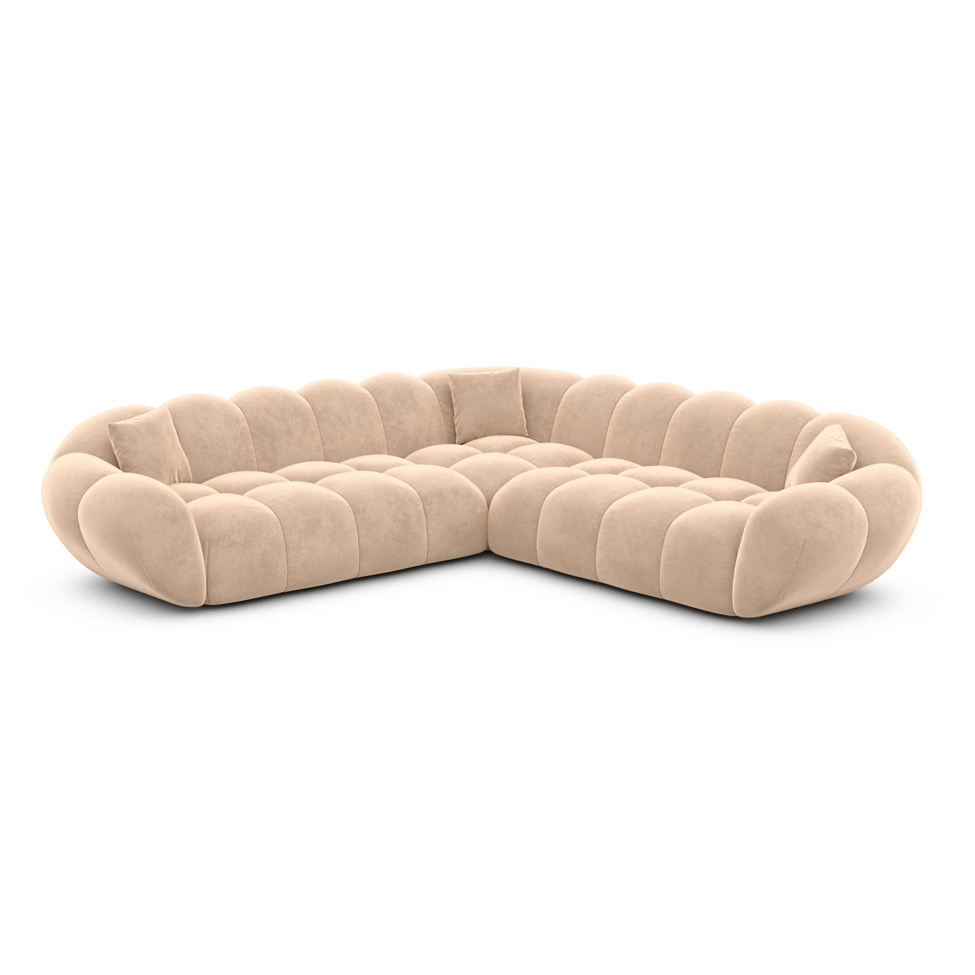 Varoyal Ecksofa Beige 258x258 cm