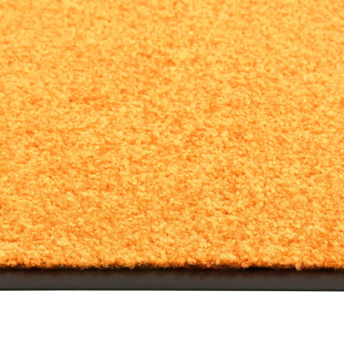 FUSSMATTE Waschbar Orange 90/150 Cm - Orange, Kunststoff (90/150cm) - vidaXL