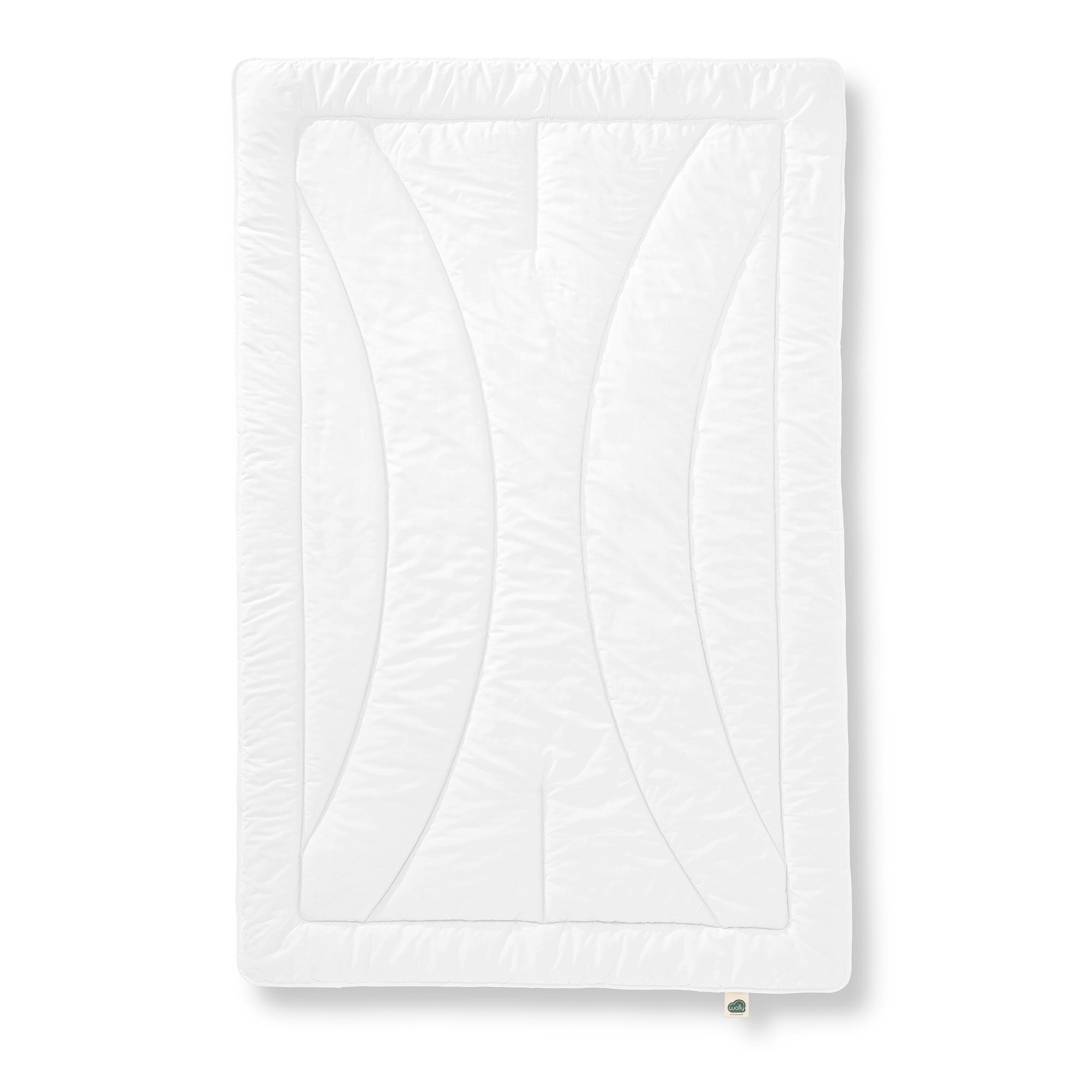 GANZJAHRESBETTDECKE MERINOWOLLE Schurwolle medium - Weiß, Naturmaterialien/Textil (140/200cm) - wolly