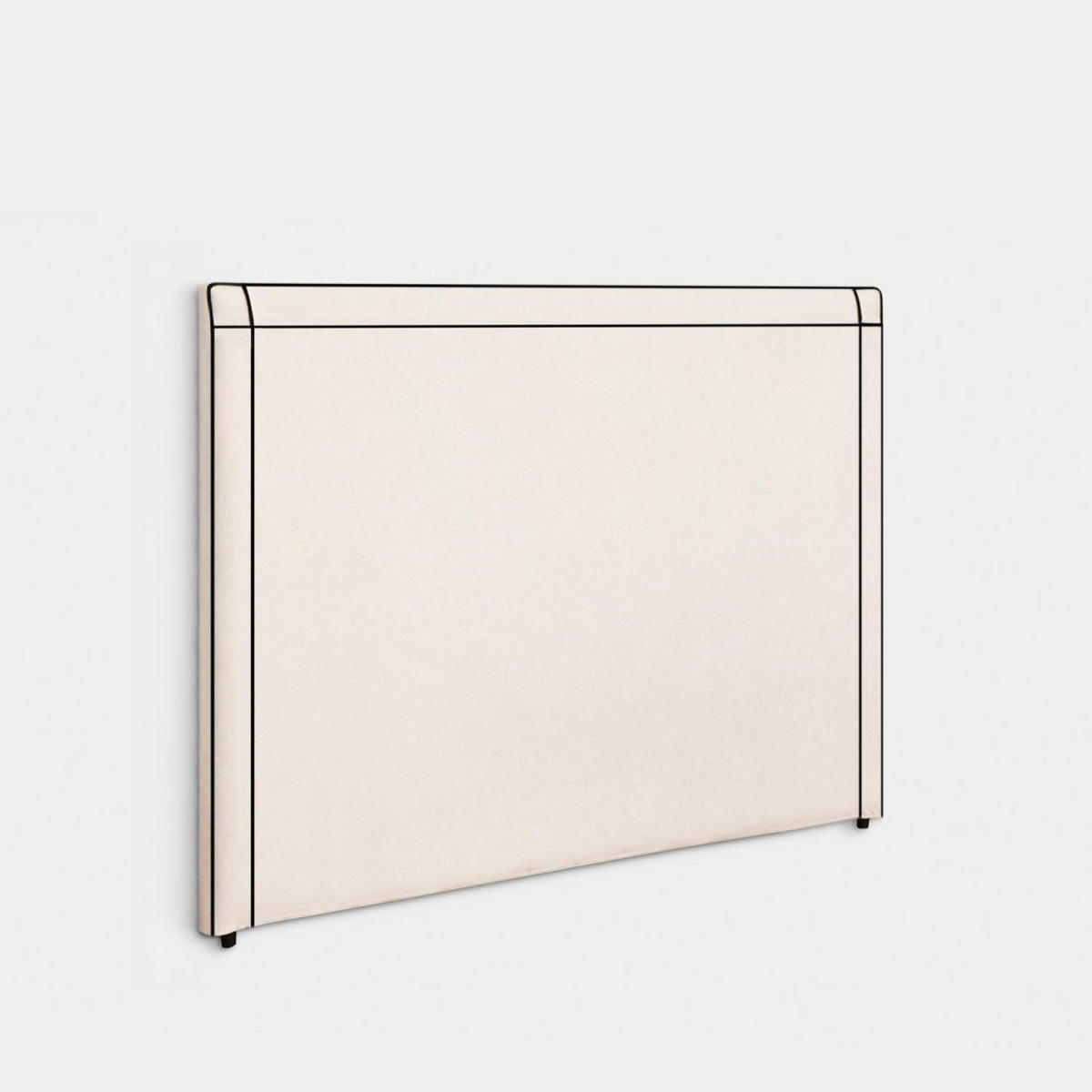 KOPFTEIL DOPPELTES Mies Beige 165 cm x 120 cm - Beige, Textil (165/7cm) - Klast Home