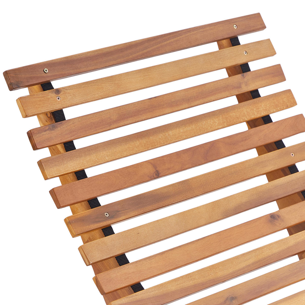 SONNENLIEGE mit Kissen Blau Brescia Premium - Braun, Holz (60/90/176cm)
