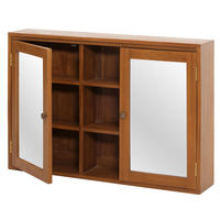 SPIEGELSCHRANK Braun - Braun, Holz (100/70/20cm) - MCW