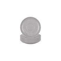 KOMBI-UNTERTASSEN Amina Silbergrau ø 12 cm 6er Set - Grau, Keramik (12cm) - Seltmann Weiden