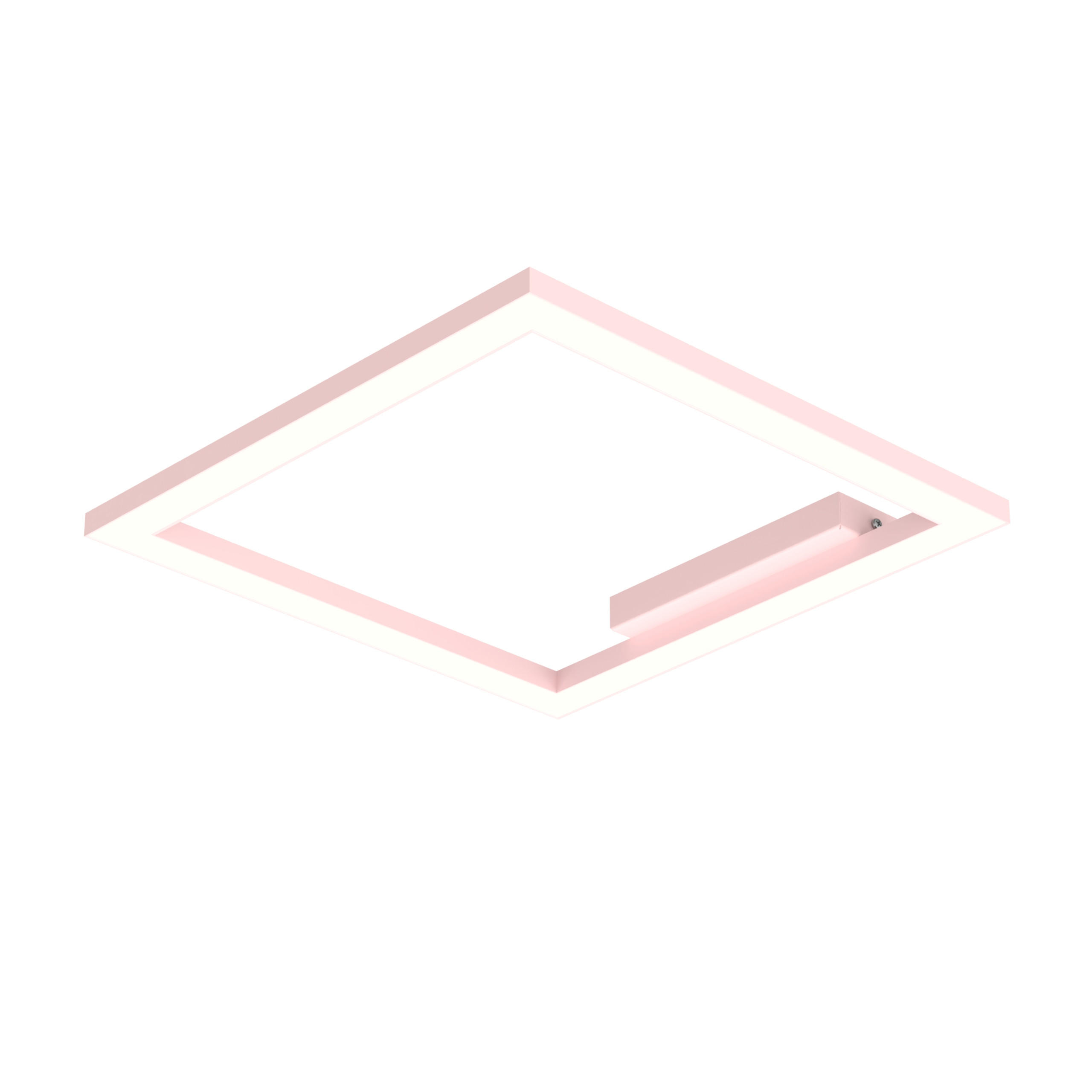 LED-DECKENLEUCHTE - Pink, Metall (40/40/100cm) - Lumicom