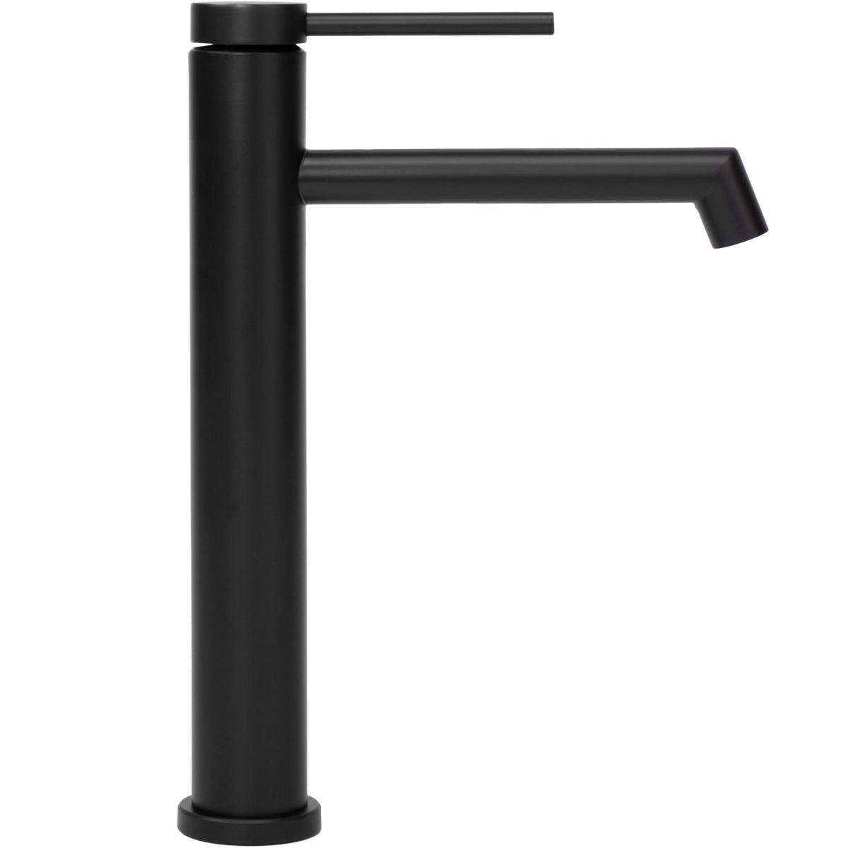 WASCHBECKENARMATUR Rea Foss Black Matt High - Schwarz, Metall (4/29.5/20cm) - REA