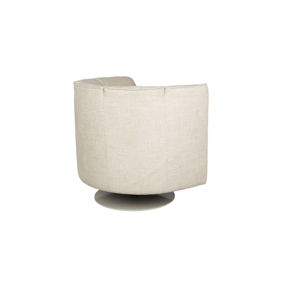 SESSEL Flower Drehbar Beige - Beige, Textil (86/76/74cm) - Dutchbone