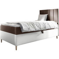 KINDERBETT MAYA 1 - Braun/Weiß, Holzwerkstoff (82/208cm) - Meblini