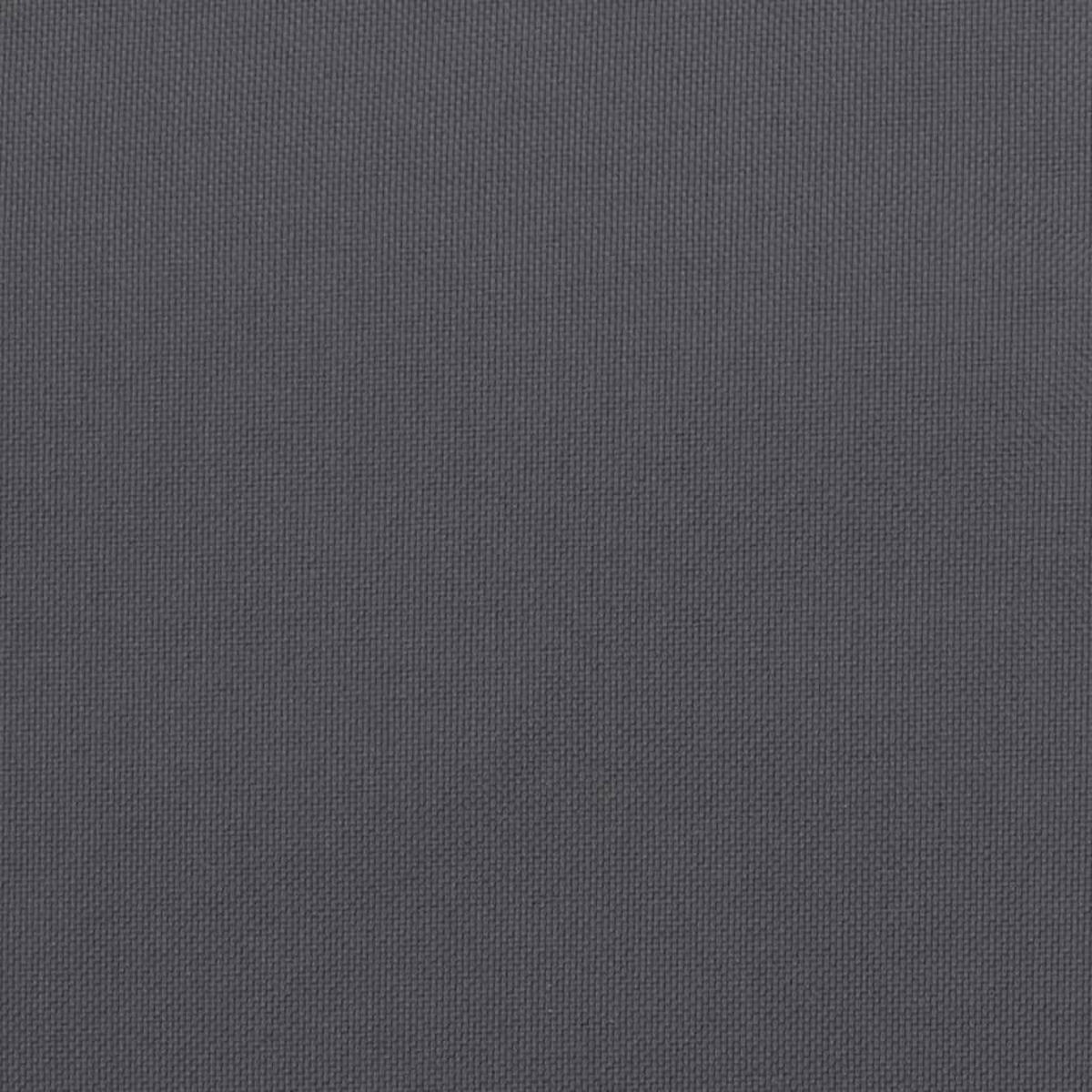 GARTENBANK-AUFLAGEN 2 Stk. Anthrazit 100/50/7 Cm Oxford-Gewebe - Anthrazit, Textil (50/7/100cm) - vidaXL