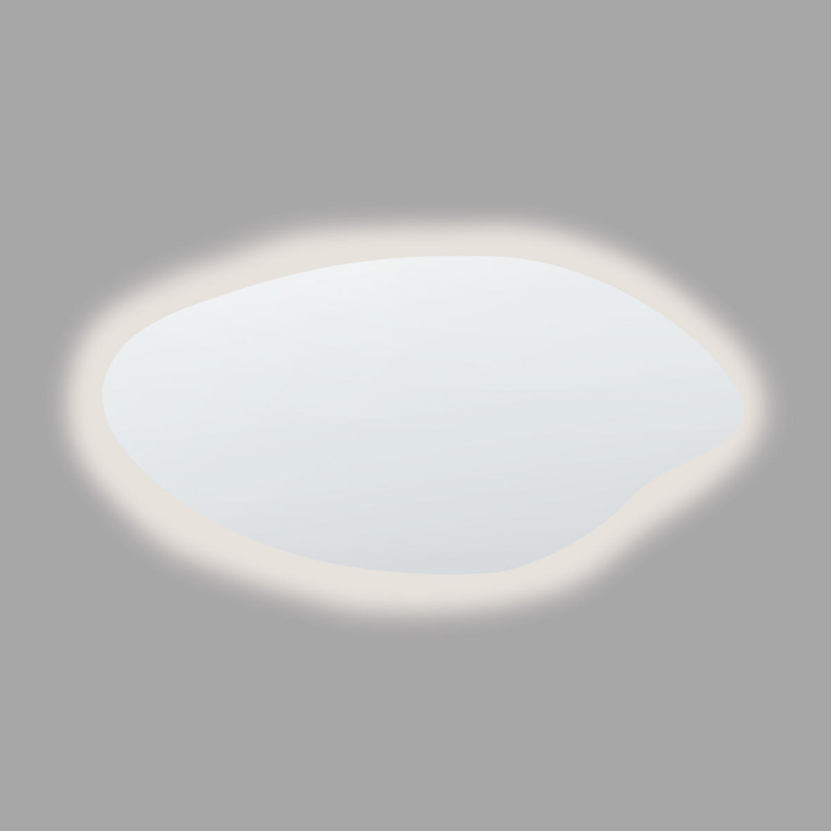 OGLINDĂ DE BAIE CU LED 120/60 cm argintie Sologny - argintiu, sticlă (120/60/3cm) - Beliani